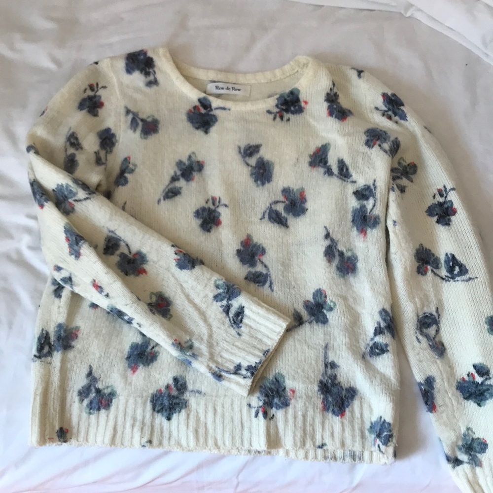 floral sweater